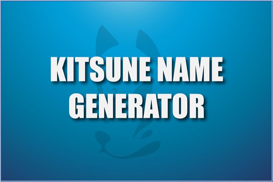 kitsune name generator