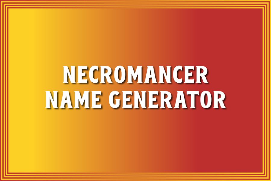 Necromancer Name Generator: Crafting Names for Necromancers