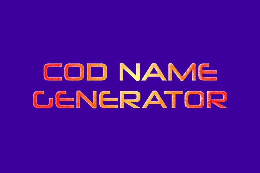 cod name generator