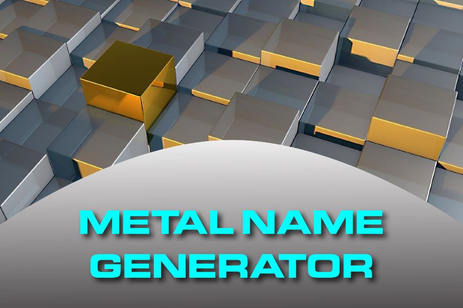 Metal Name Generator: A Symphony of Names for the Metal Enthusiast