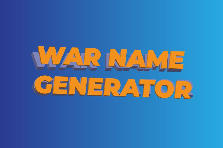 War Name Generator: Dive Into The Name of Wars